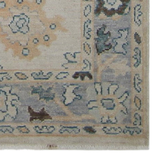 Oushak 3' x 10.1' Wool Rug