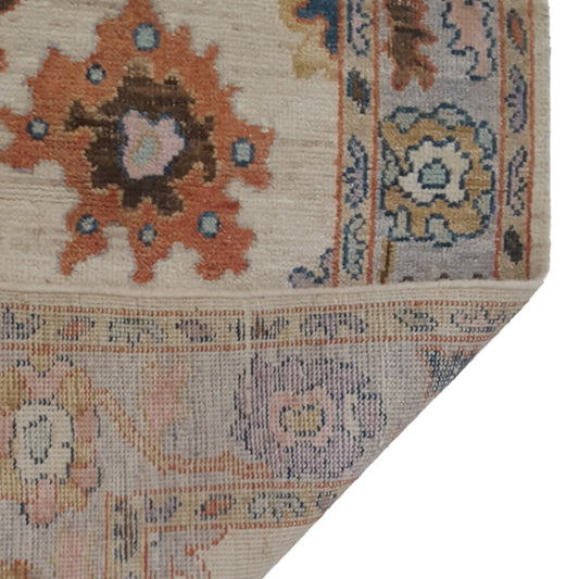 Oushak 3' x 10.4' Wool Rug