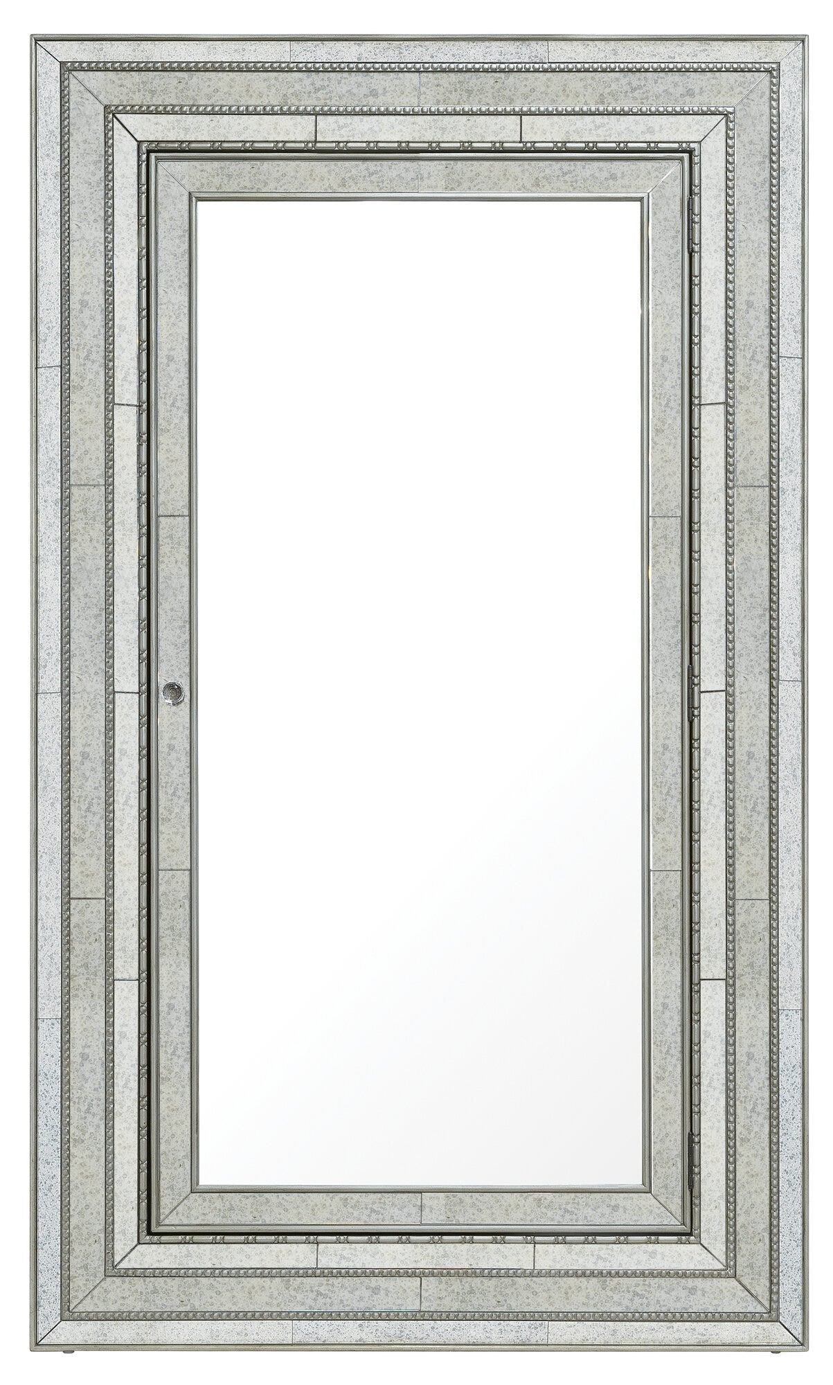 Melange Glamour Floor Mirror with Jewelry Armoire Storage