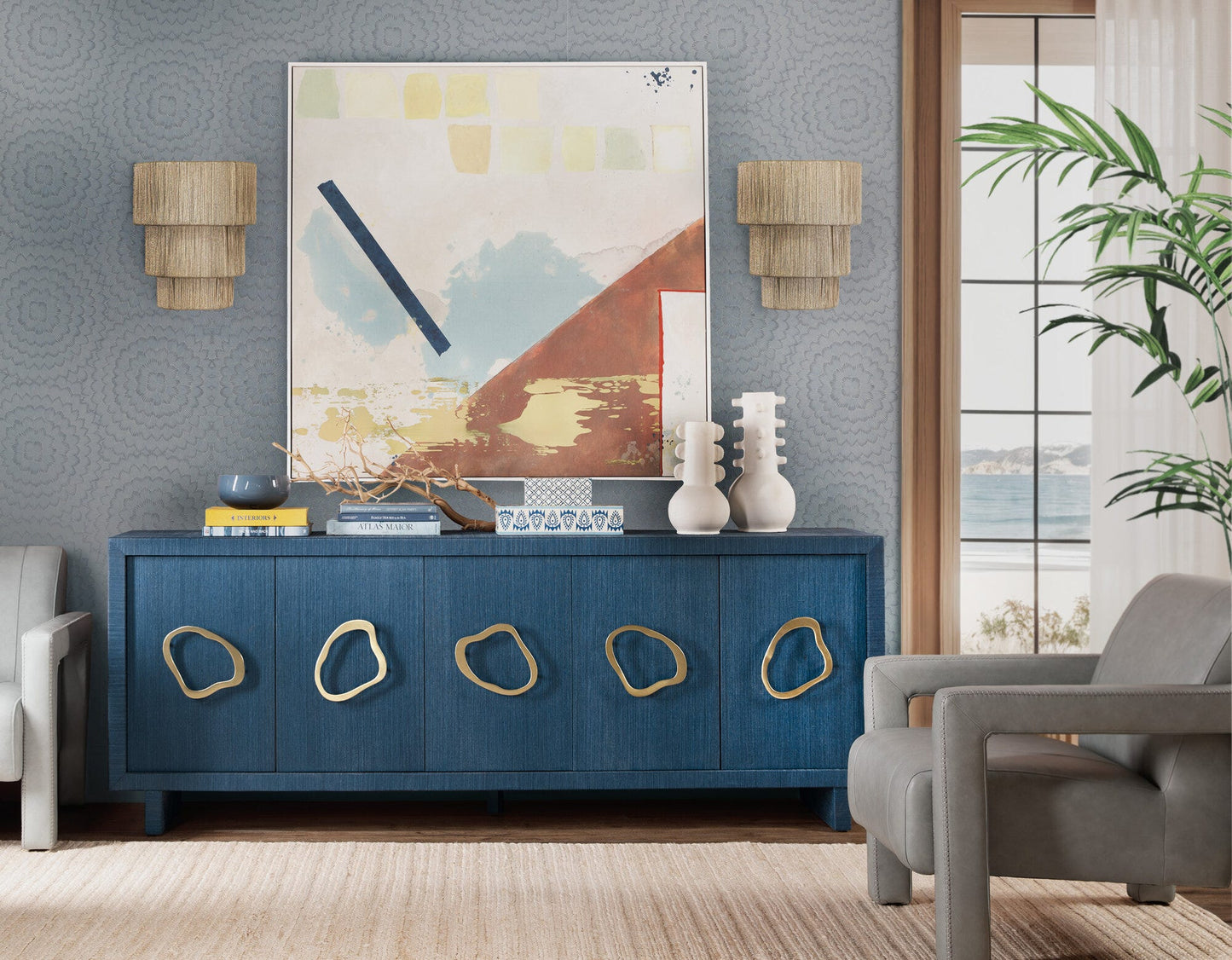 Commerce and Market Paige Five-Door Credenza