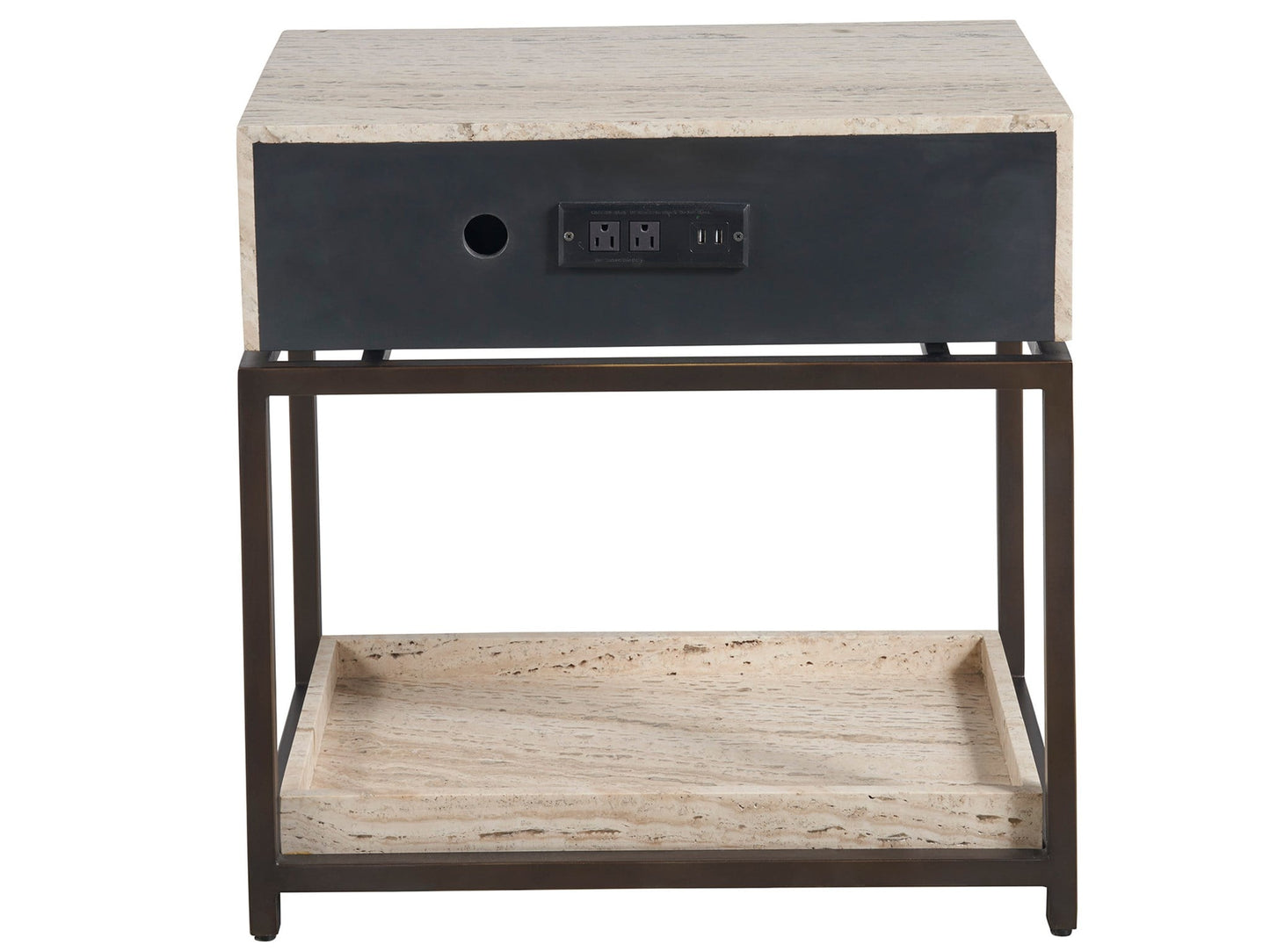 Modern Dove Nightstand