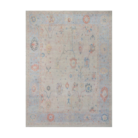 Oushak 9.1' x 11.11' Wool Rug