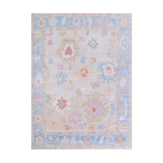 Oushak 9' x 11.6' Wool Rug