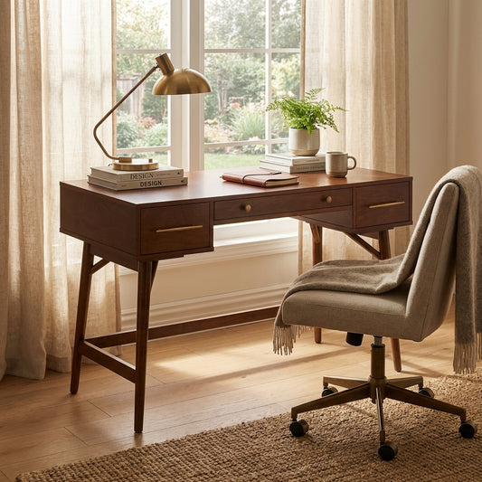 Minimalist Desk - Walnut