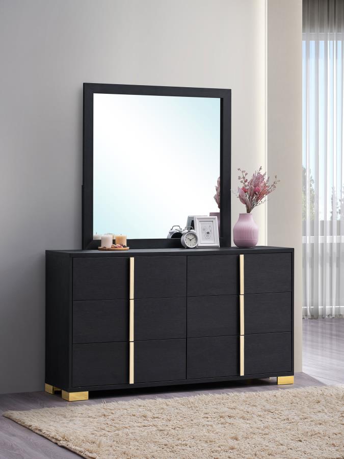 De Noir Bedroom Set (5pc) (King)