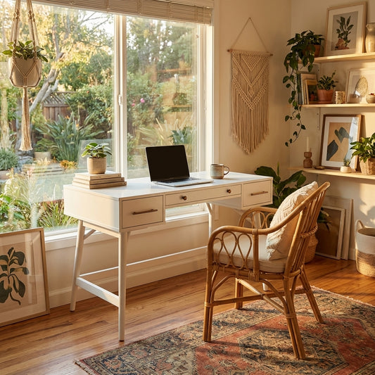 Minimalist Desk - White