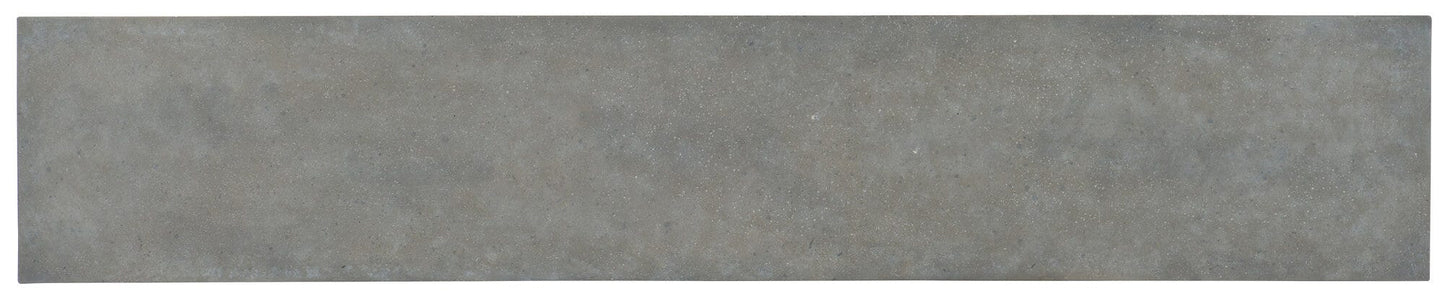 Ciao Bella Metal and Faux Concrete Console Table