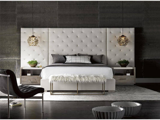 Modern Brando Cal King Bed with Panels