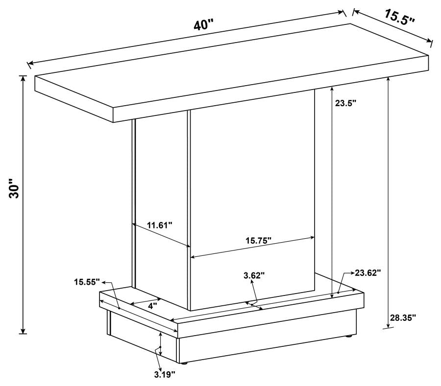 Dalton Sofa Table