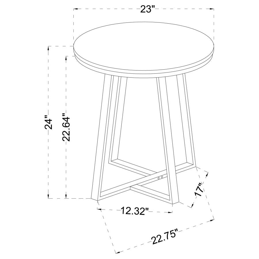 Martini End Table