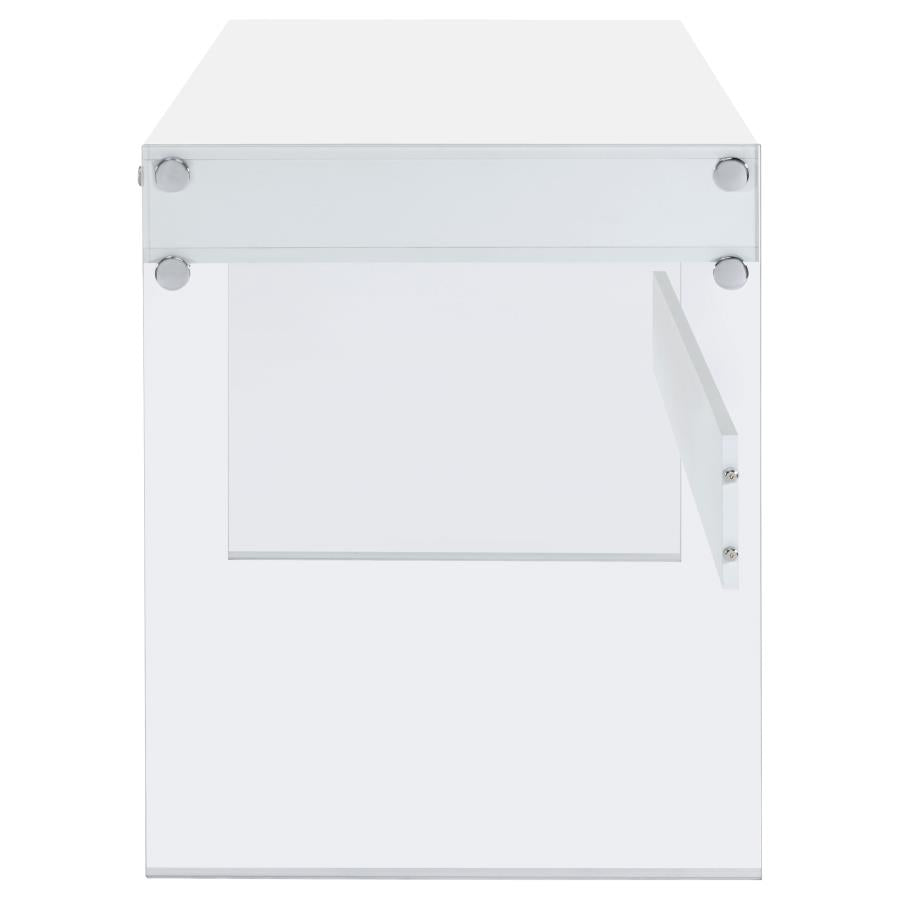 Manhattan Desk - Glossy White