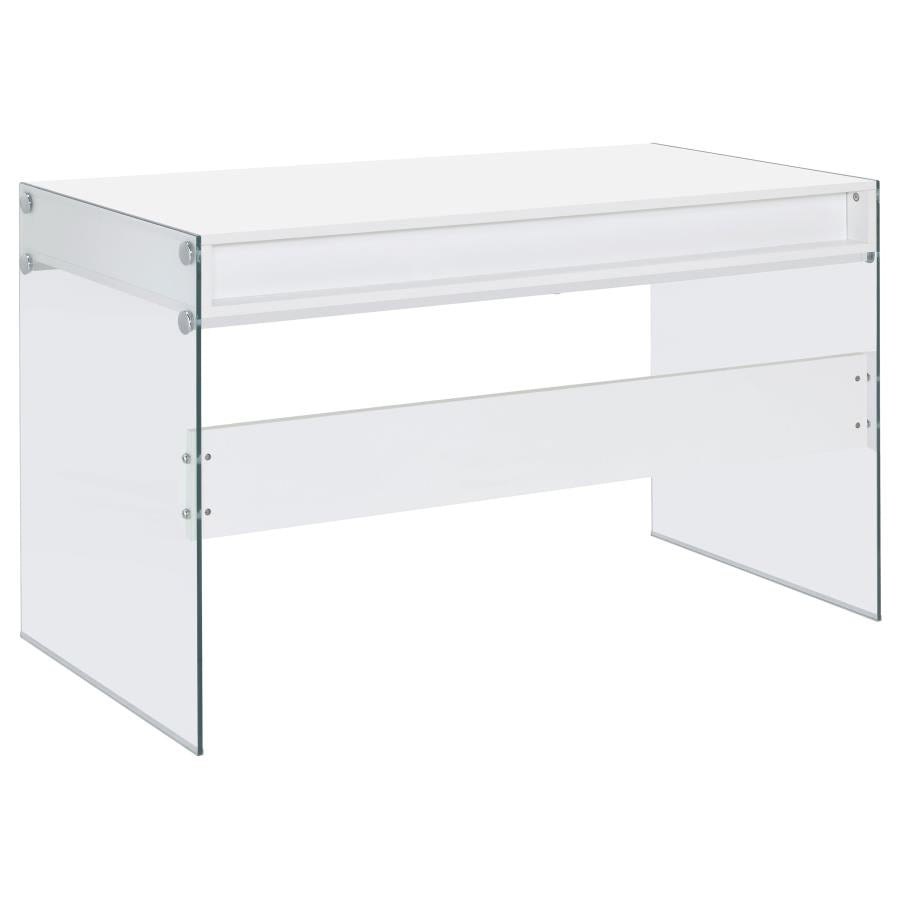 Manhattan Desk - Glossy White