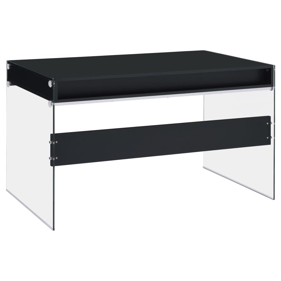 Manhattan Desk - Glossy Black