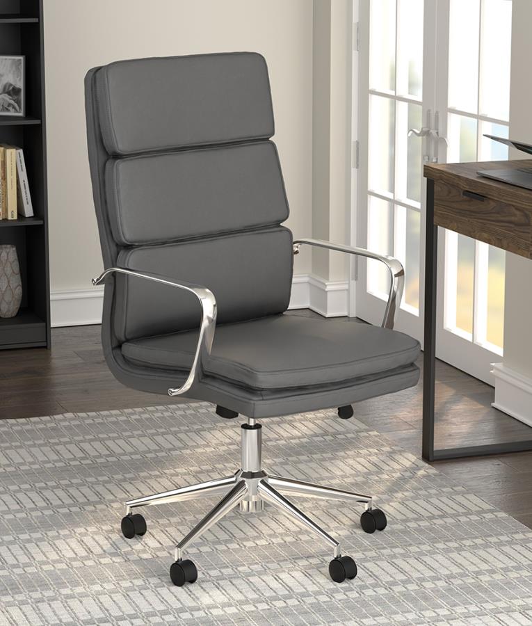 Silla Xylo Highback Cromada - Gris