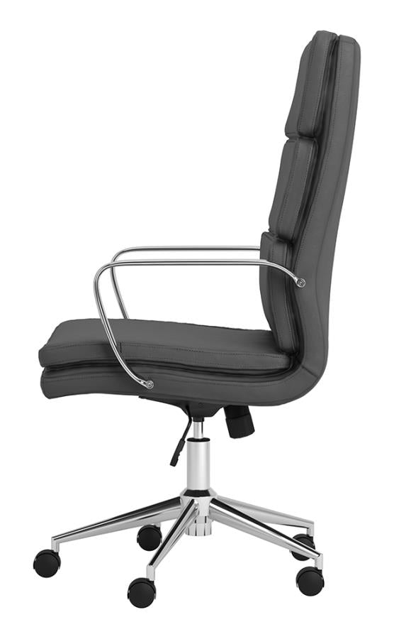 Silla Xylo Highback Cromada - Gris