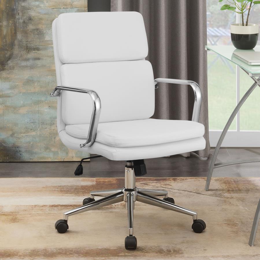 Silla Xylo Midback Cromada - Blanca