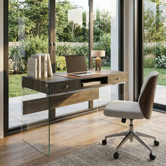 Manhattan Desk - Coffee
