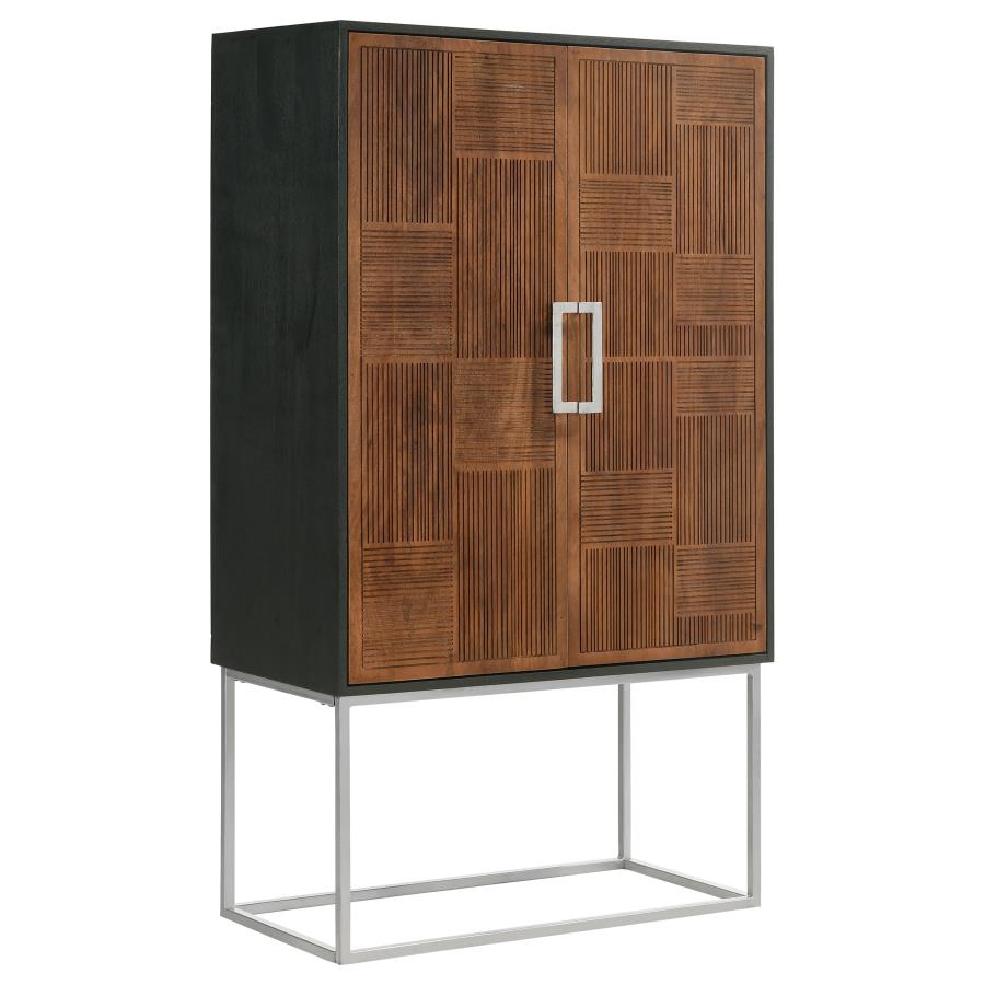 Geometric Mango Cabinet