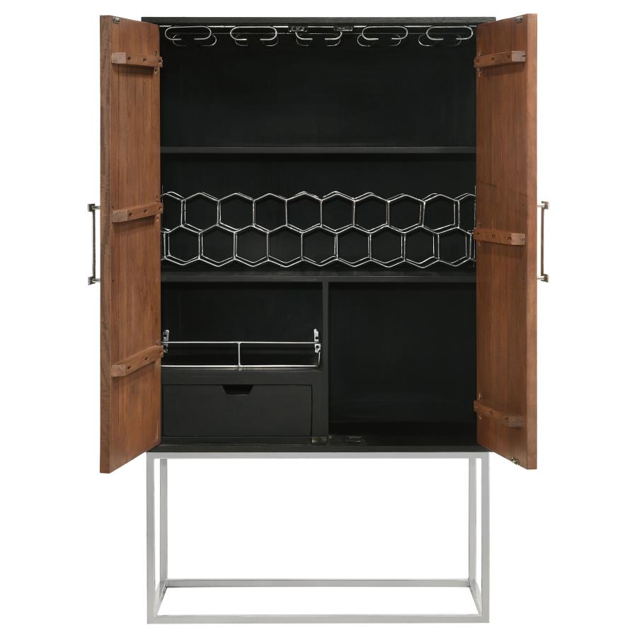 Geometric Mango Cabinet