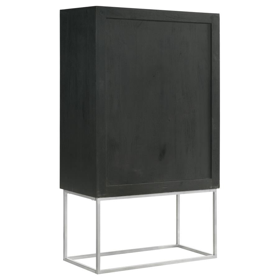 Geometric Mango Cabinet