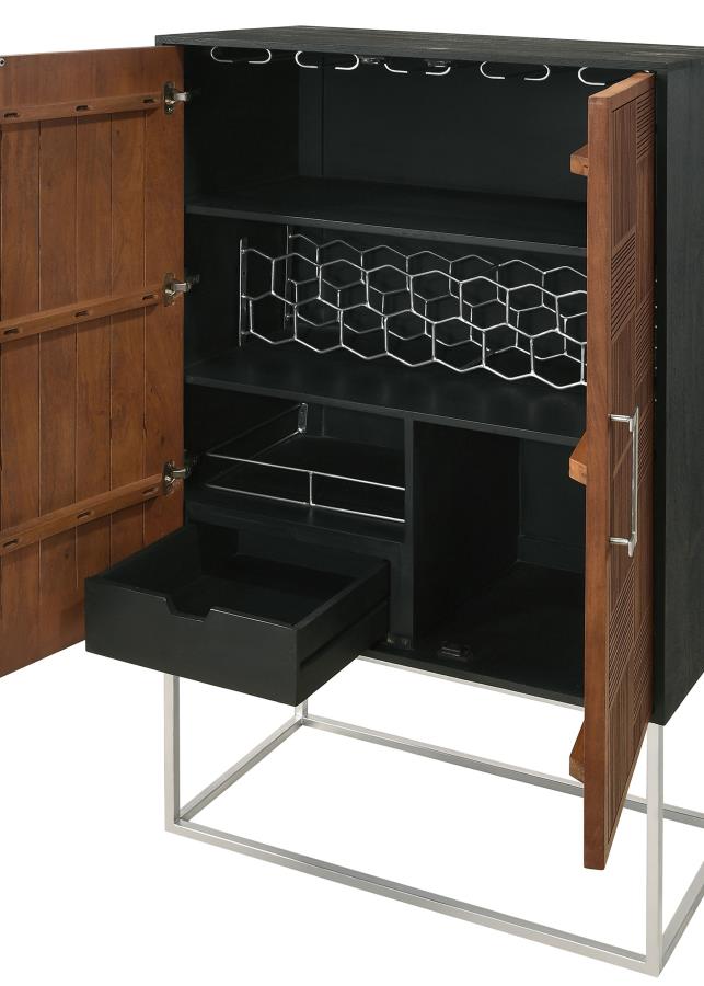 Geometric Mango Cabinet