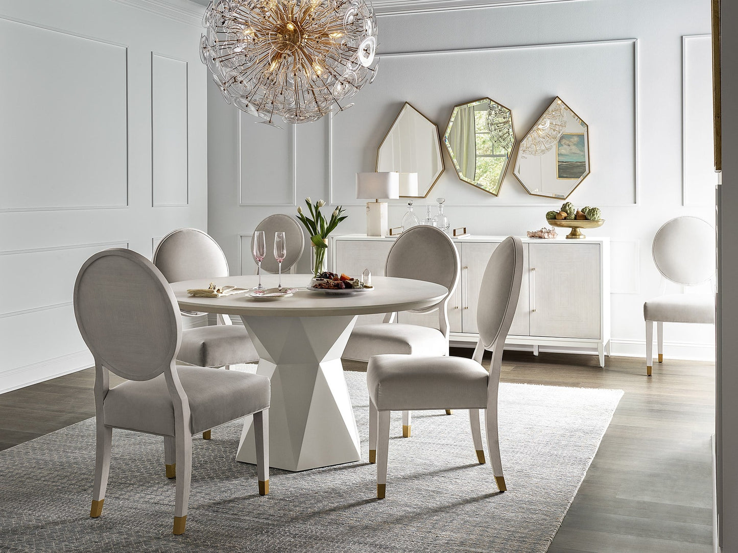 Love. Joy. Bliss.-Miranda Kerr Home Love Joy Bliss Oval Side Chair
