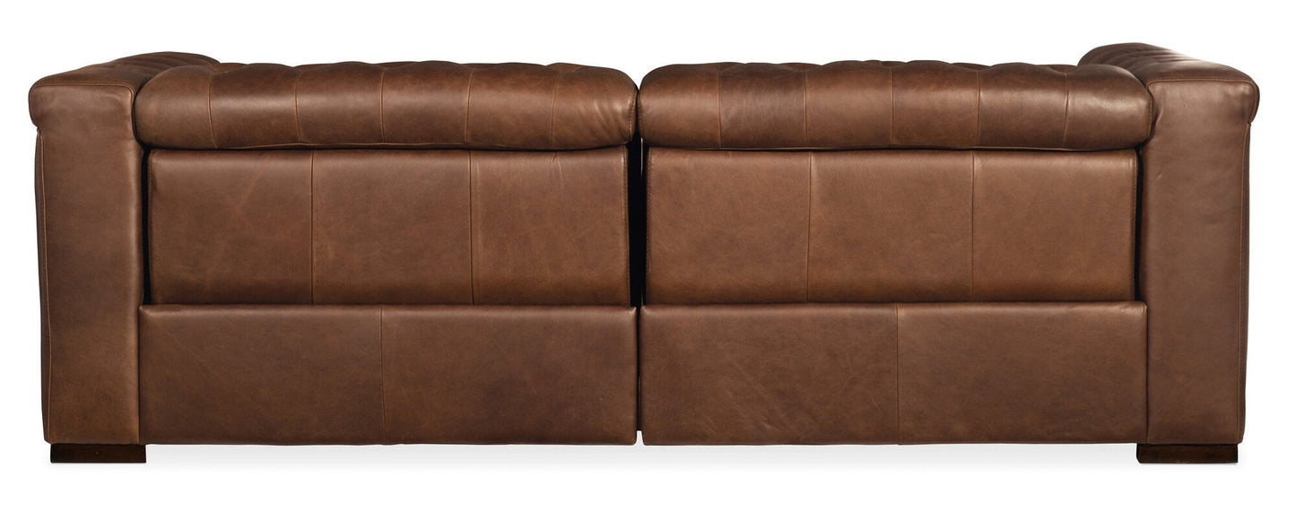 Savion 2 over 2 Sofa with Power Recline & Power Headrest