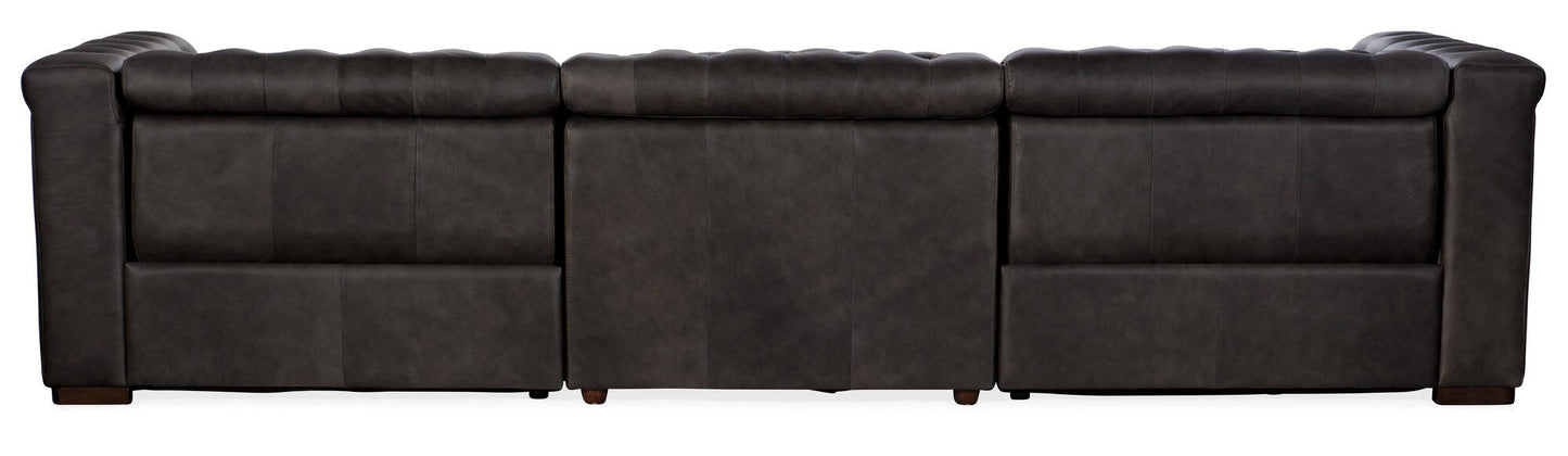 Savion Grandier Power Recliner Sofa with Power Headrest