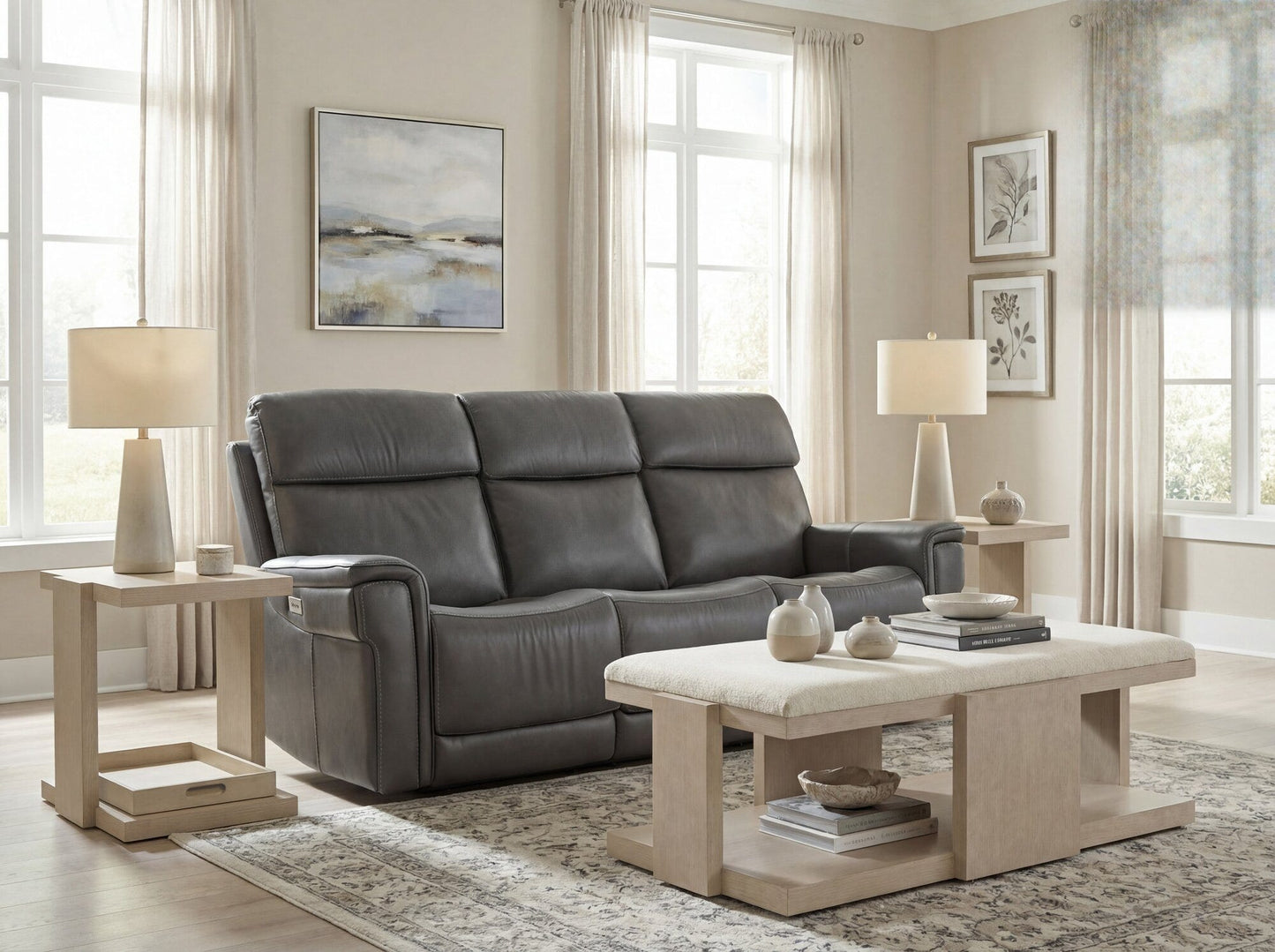 Lyra Zero Gravity Power Sofa with Power Headrest and Lumbar