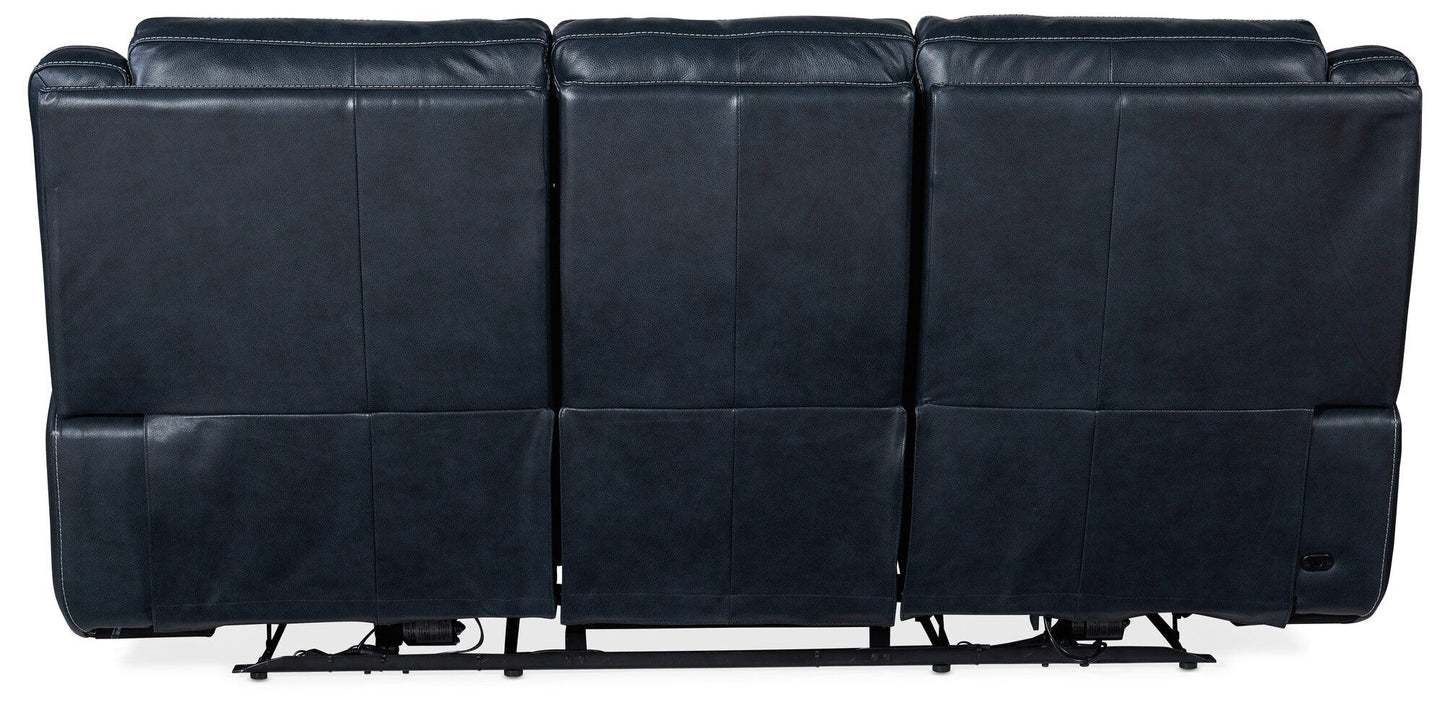 Montel Lay Flat Power Sofa with Power Headrest & Lumbar