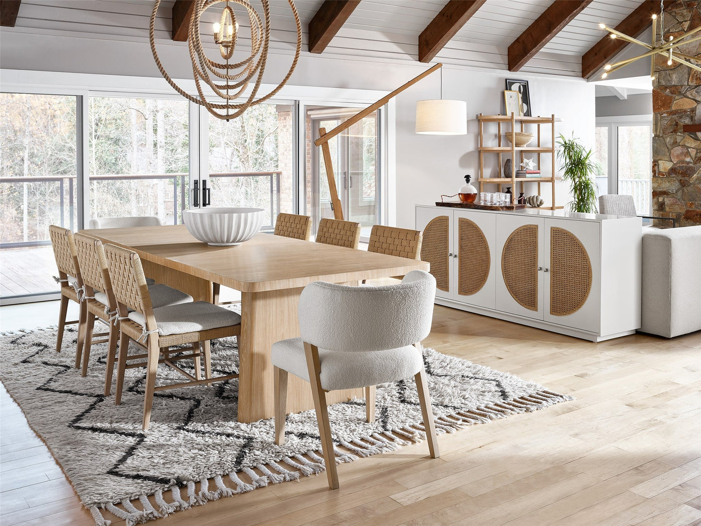 Modern Nomad Dining Table