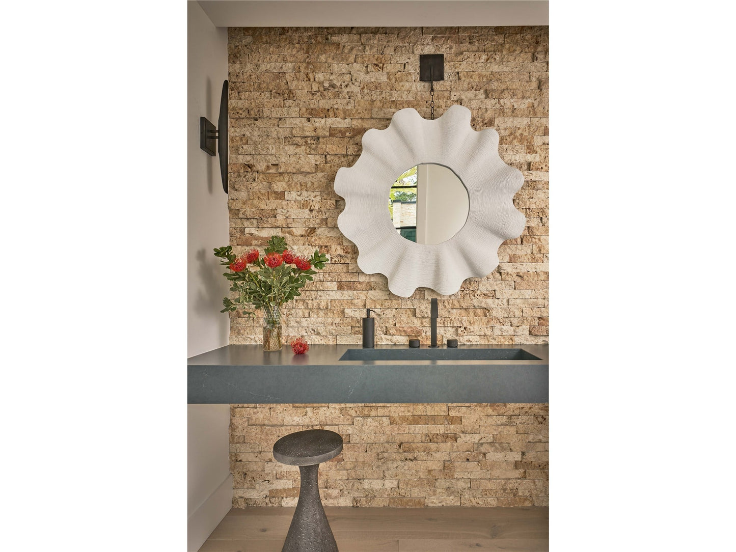 Weekender Coastal Living Home Collection Scallop Mirror
