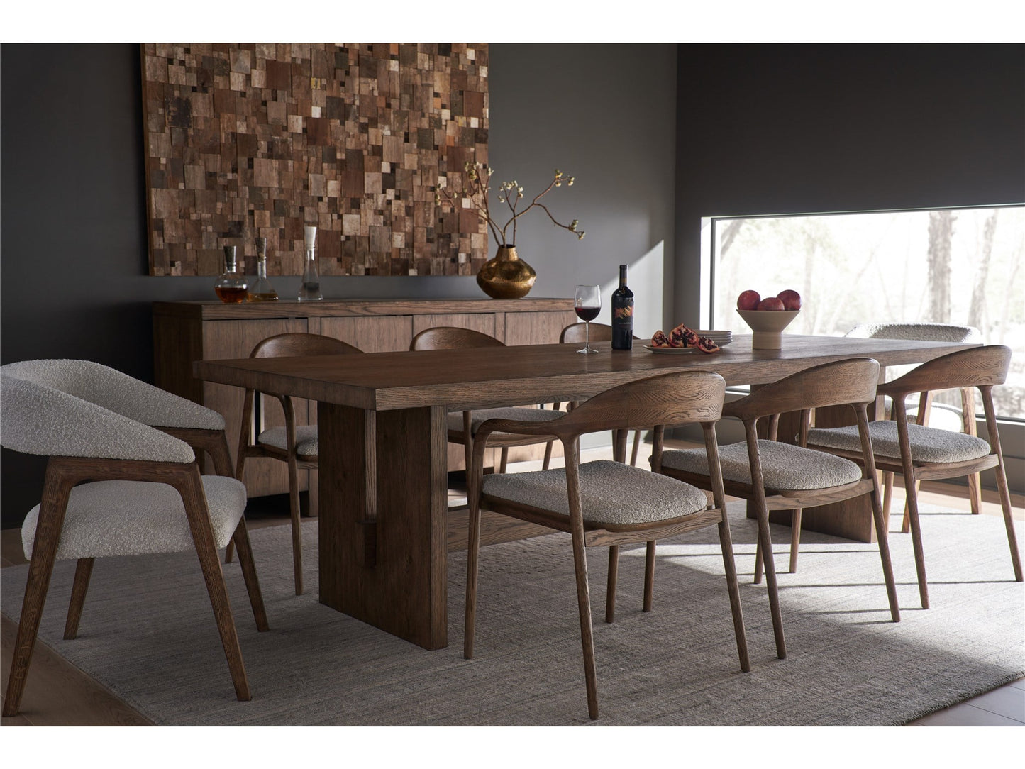 Modern Barrel Back Dining Chair
