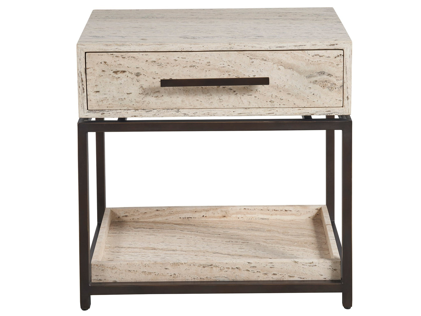 Modern Dove Nightstand