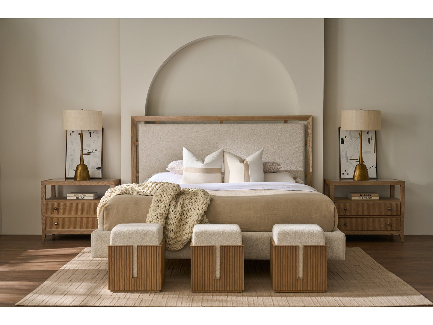 Avaline Carmen Two Drawer Nightstand