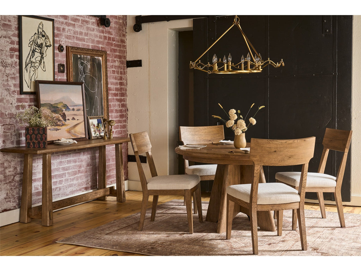 Griffith Park Sienna Wood Back Side Chair