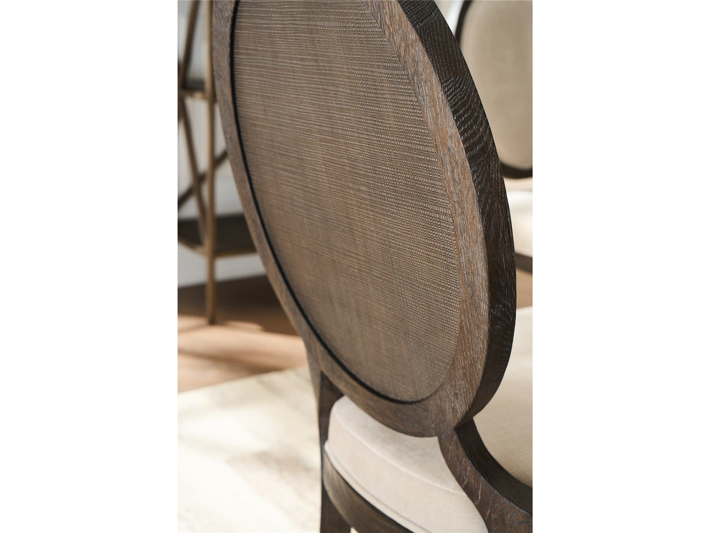 Montclair Cocoa Oval Side Chair