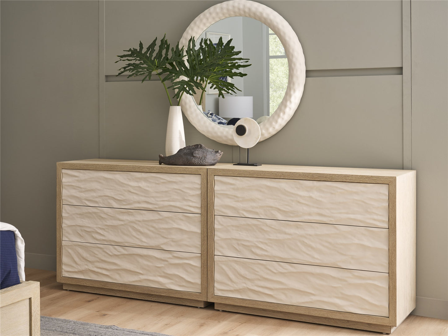 Oasis- Coastal Living Home Collection White Coral Mirror