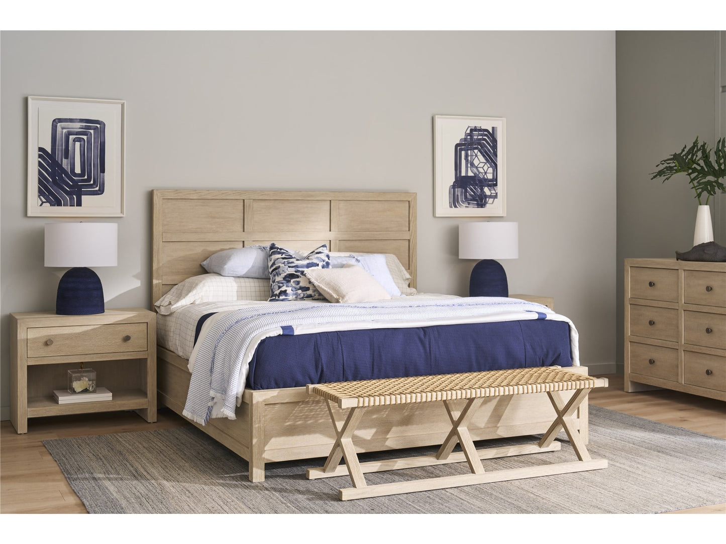 Oasis- Coastal Living Home Collection Dockside Panel Bed King