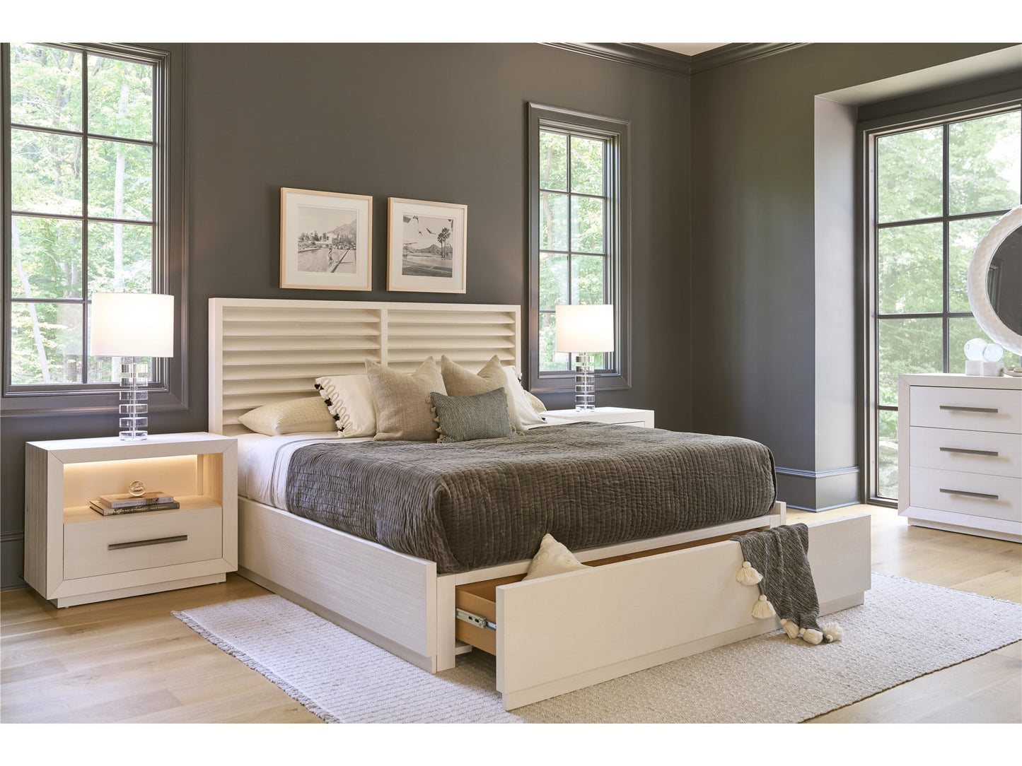 Oasis- Coastal Living Home Collection Shoreline Panel Storage Bed King