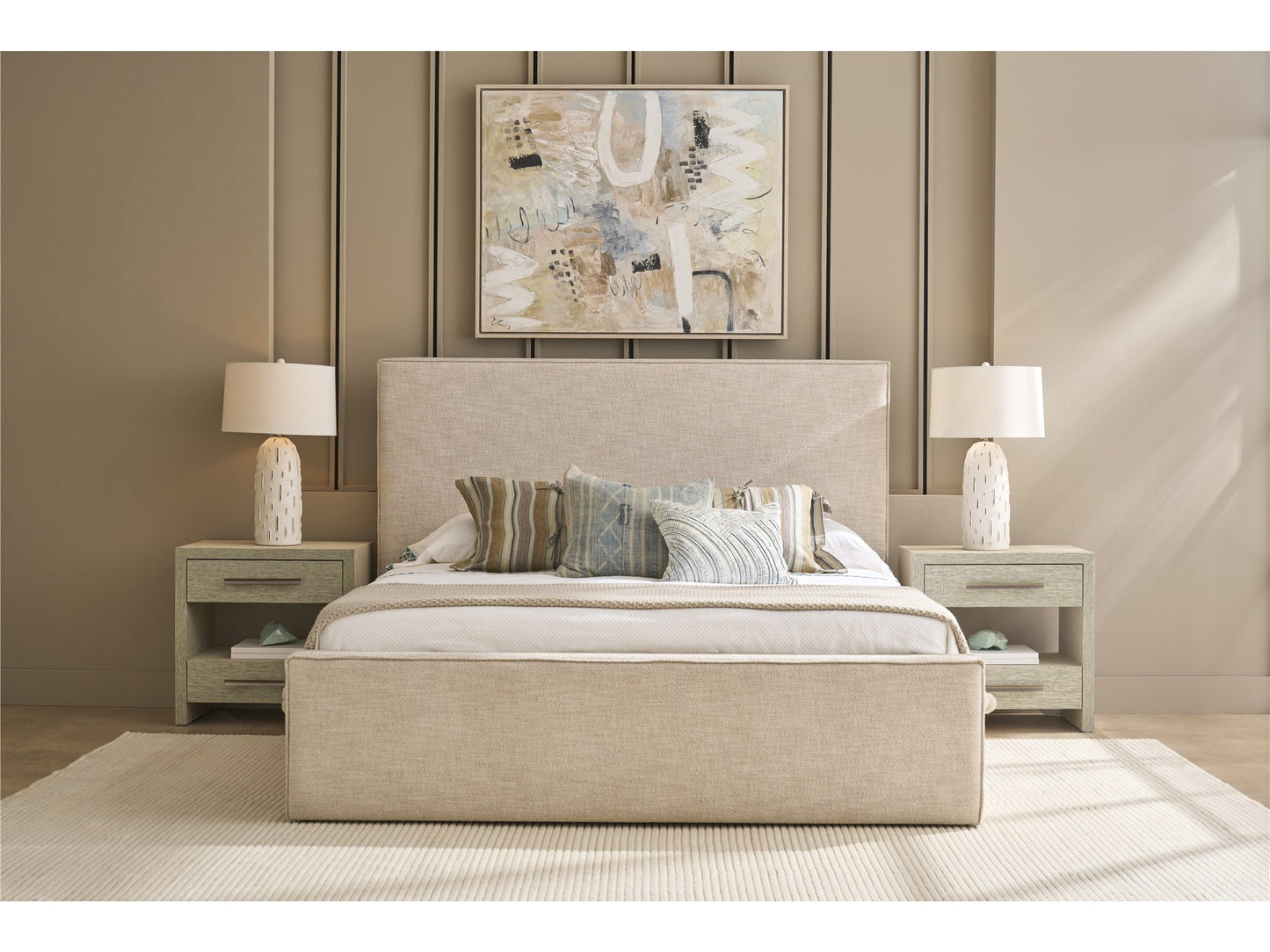 Oasis- Coastal Living Home Collection Drift Upholstered Bed King