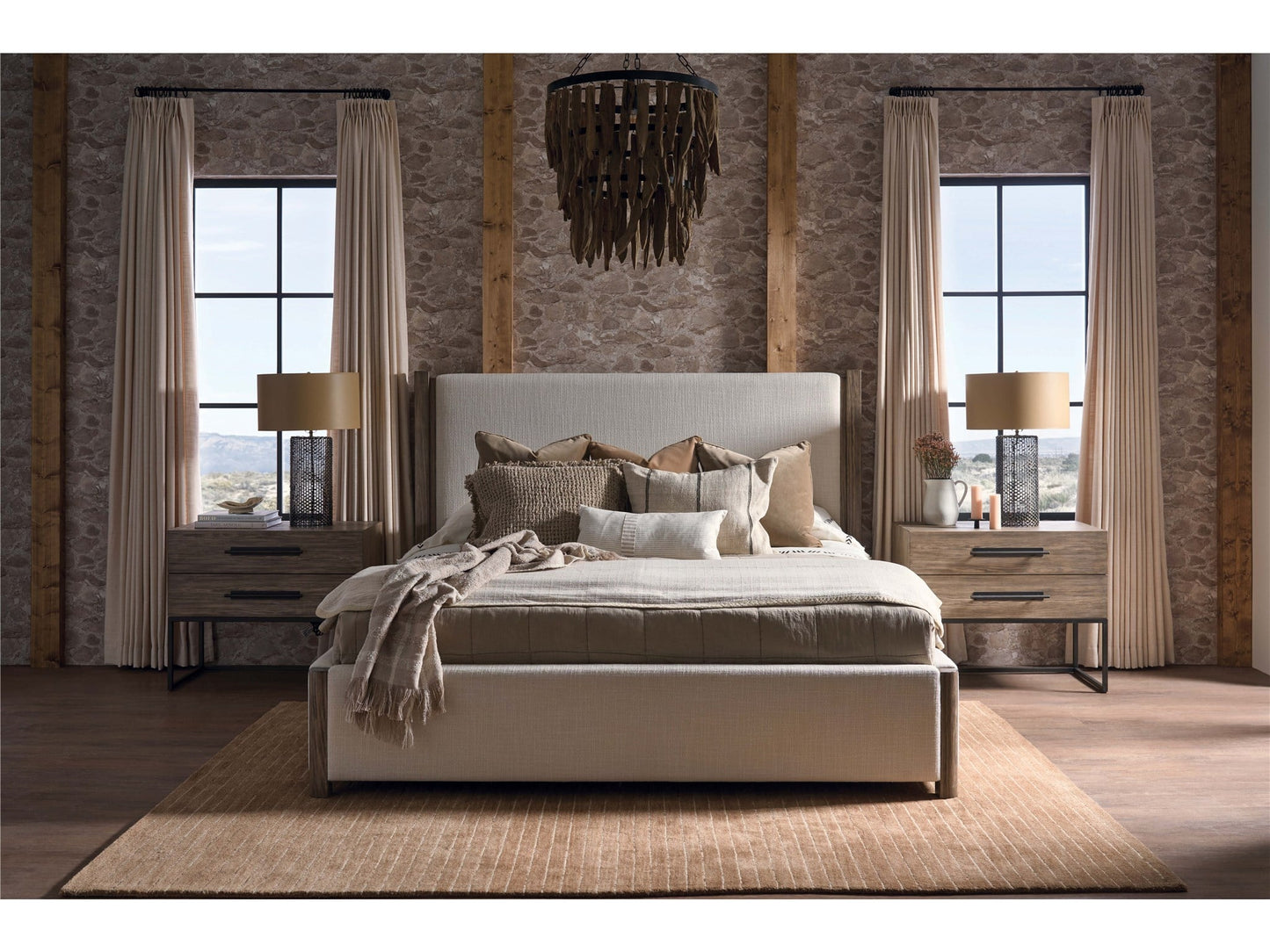 Dwell Boulder Upholstered Bed King