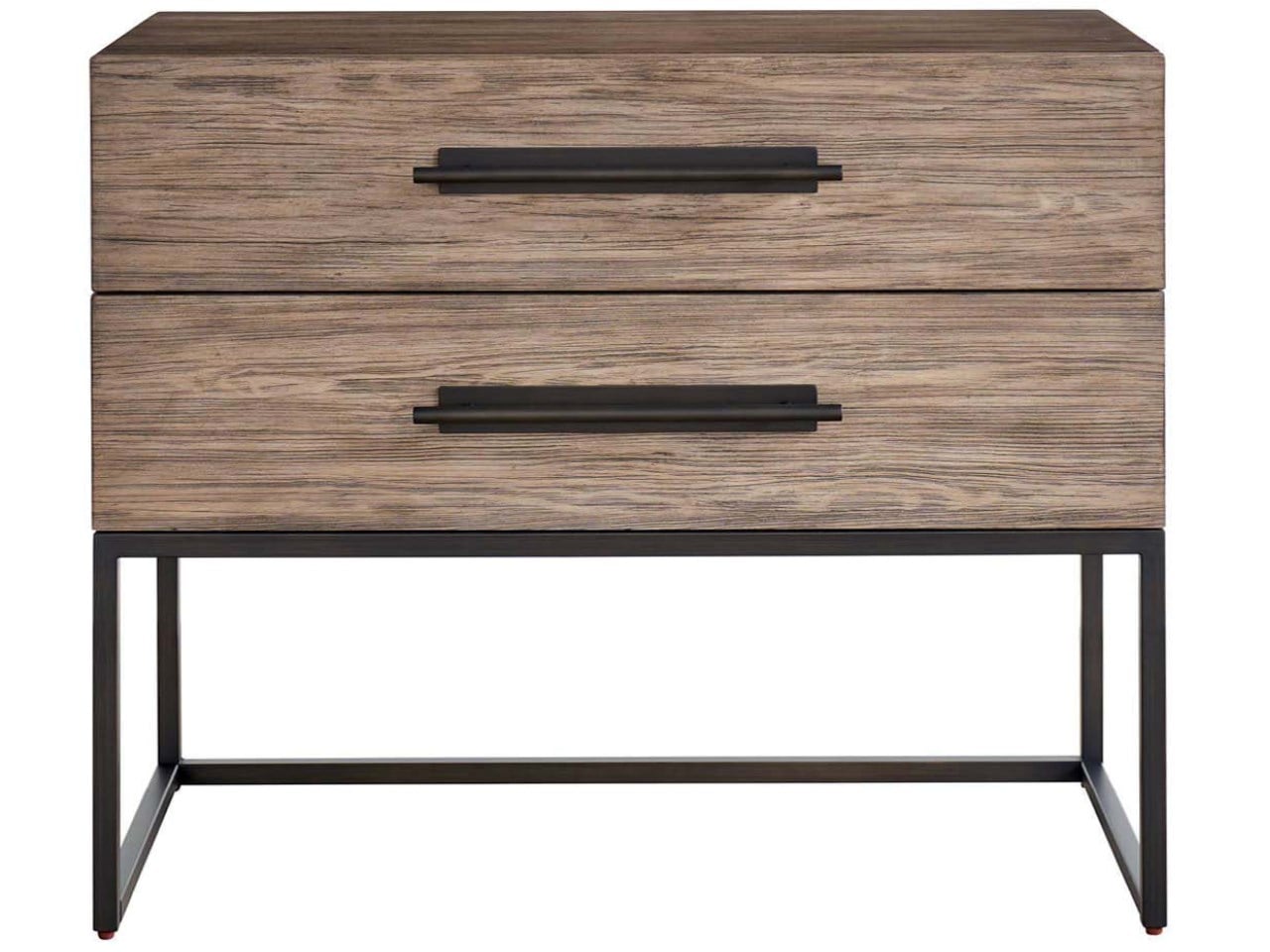 Dwell Boulder Metal Base Nightstand