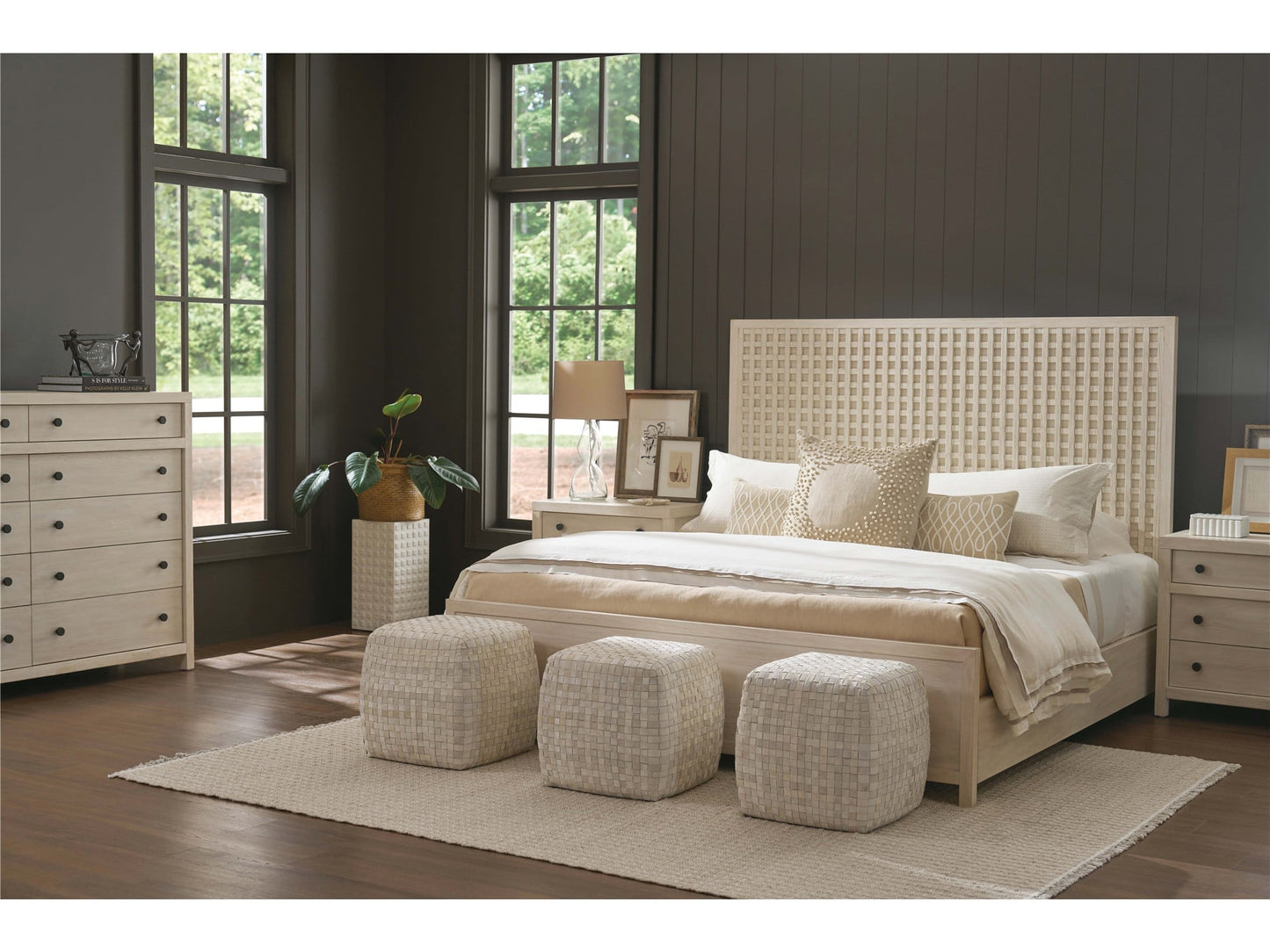 Dwell River Rock Panel Bed King